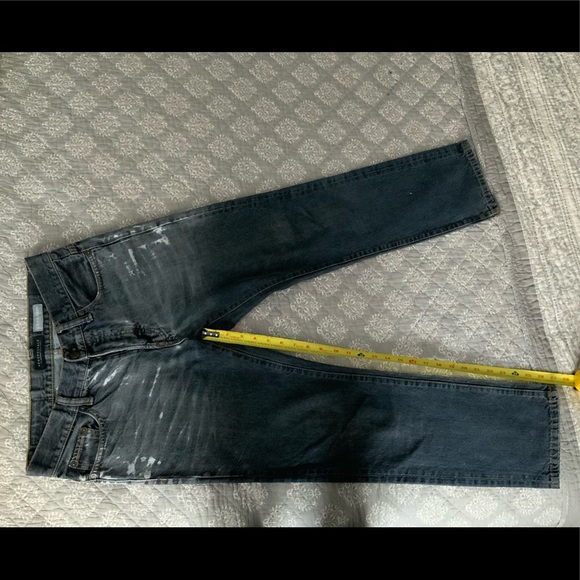 Aeropostale Black Acid Wash Straight Leg Jeans Size: 29 - Picture 7 of 8